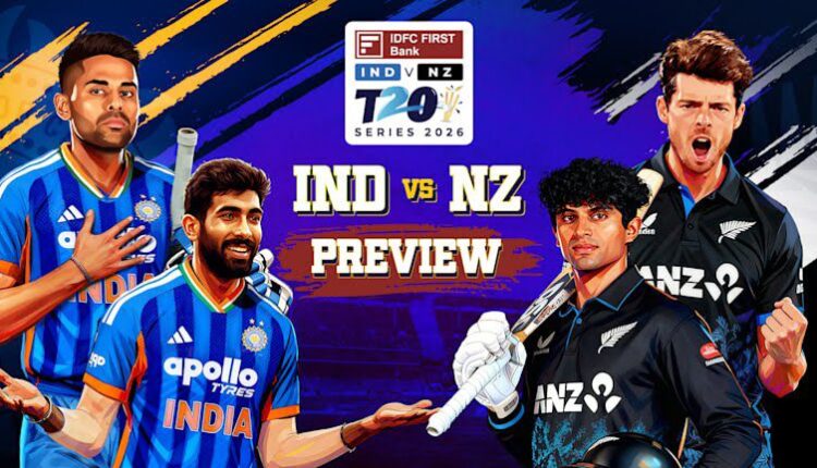 India vs New Zealand 2026 T20I Series: Live Streaming, Full Schedule, and SquadsLive:Where and How to Watch